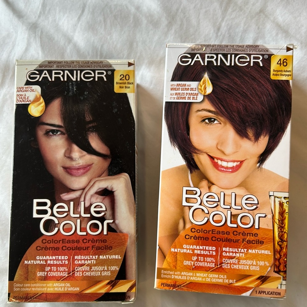 Garnier Hair Color Brownish Blackand Burgundy Auburn